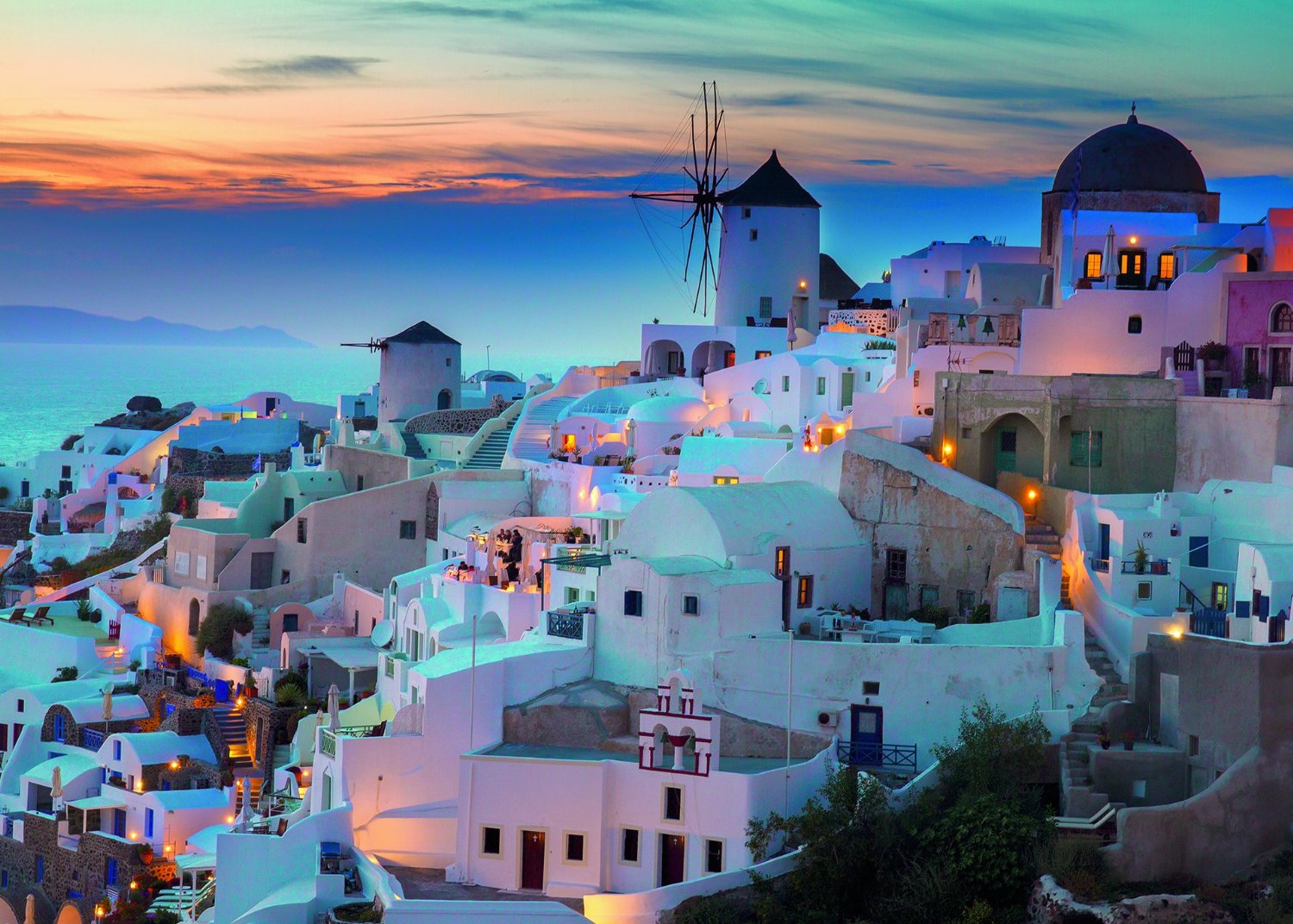 Puzzle Ravensburger Santorini 1000 Piezas