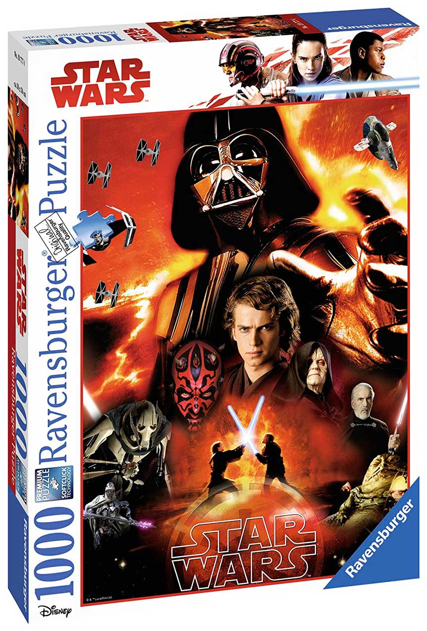 Comprar Puzzle Ravensburger Star Wars, El Lado Oscuro 1000 ...