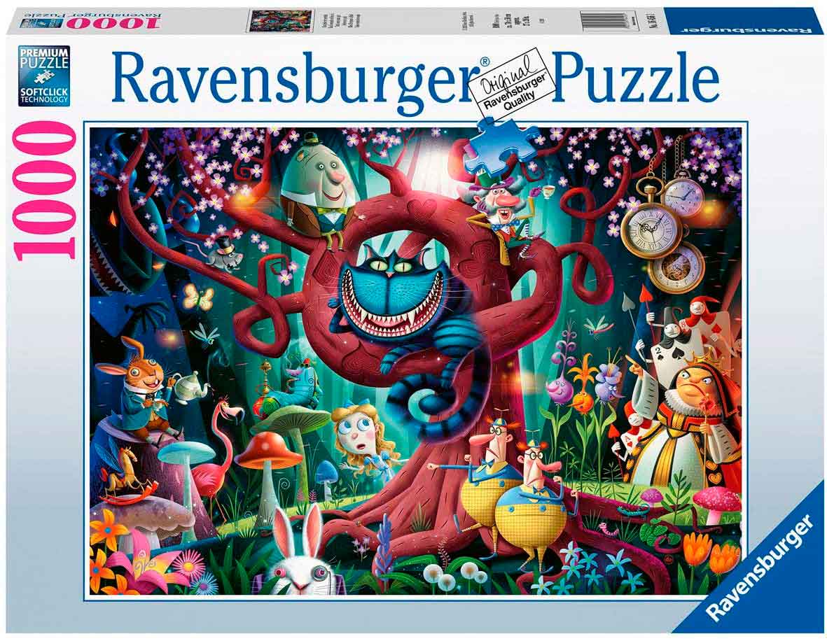 Comprar Puzzle Ravensburger Todos Están Locos Aquí de 1000 Piezas
