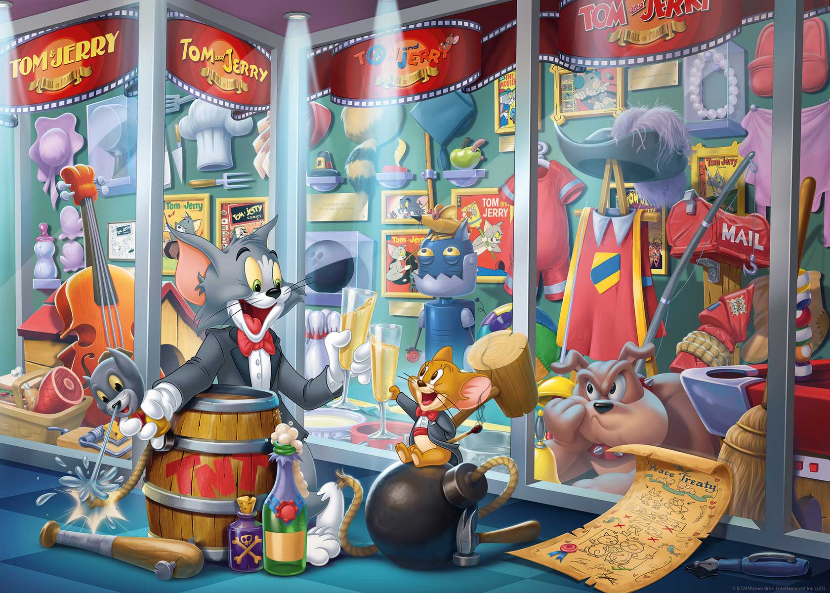 Puzzle Ravensburger Tom y Jerry de 1000 Piezas