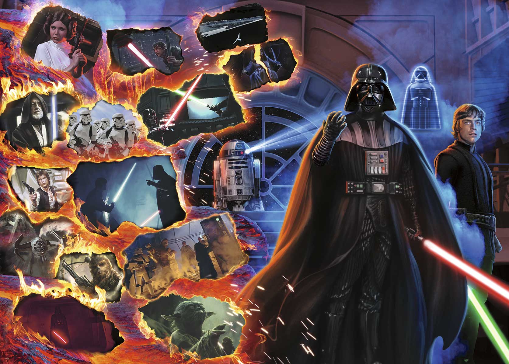 Puzzle Ravensburger Villanos Star Wars Darth Vader de 1000 Pzs
