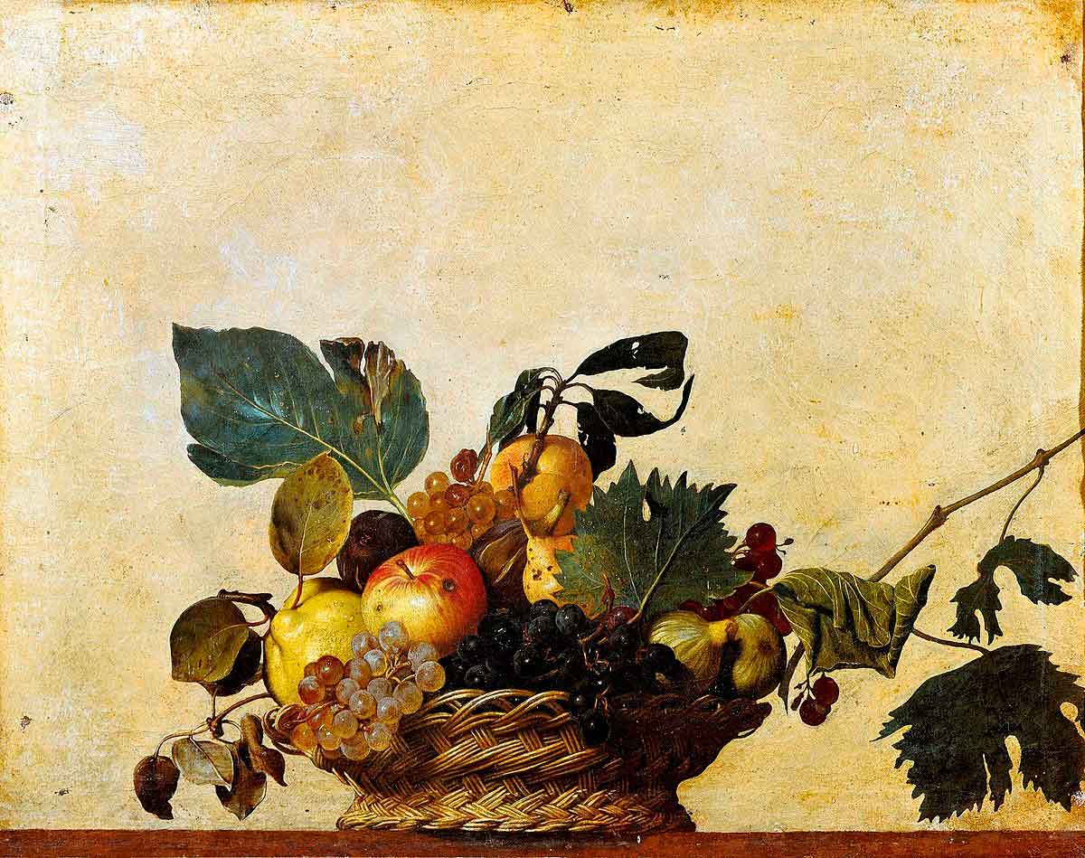 Puzzle Ricordi Cesta con Frutas de 1000 Piezas