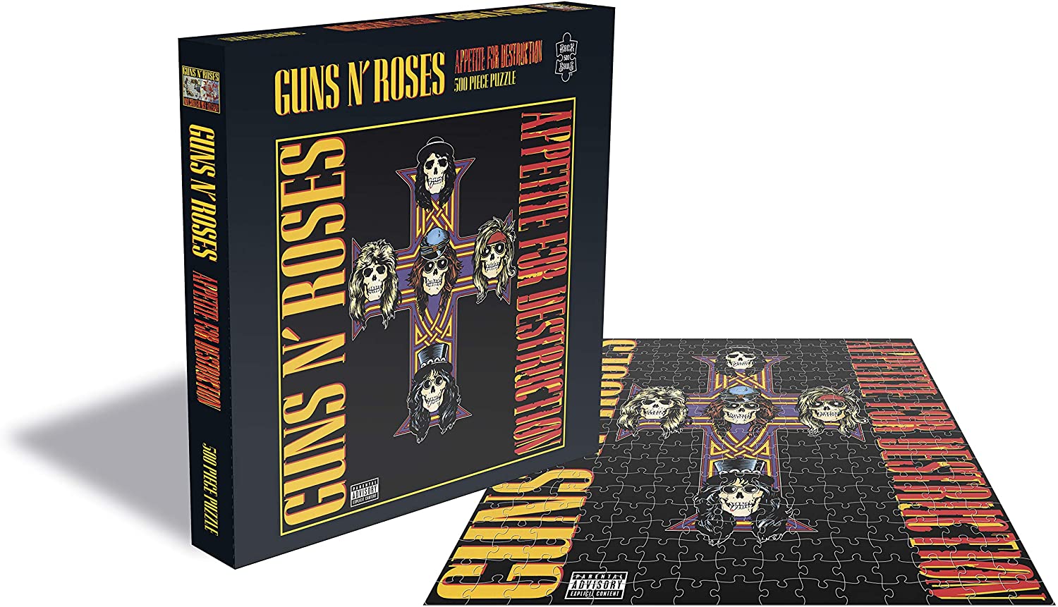 Puzzle Rock Saws Appetite for Destruction, Guns N 'Roses  500p