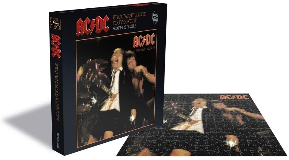 Puzzle Rock Saws If You Want Blood, AC/DC de 500 Piezas