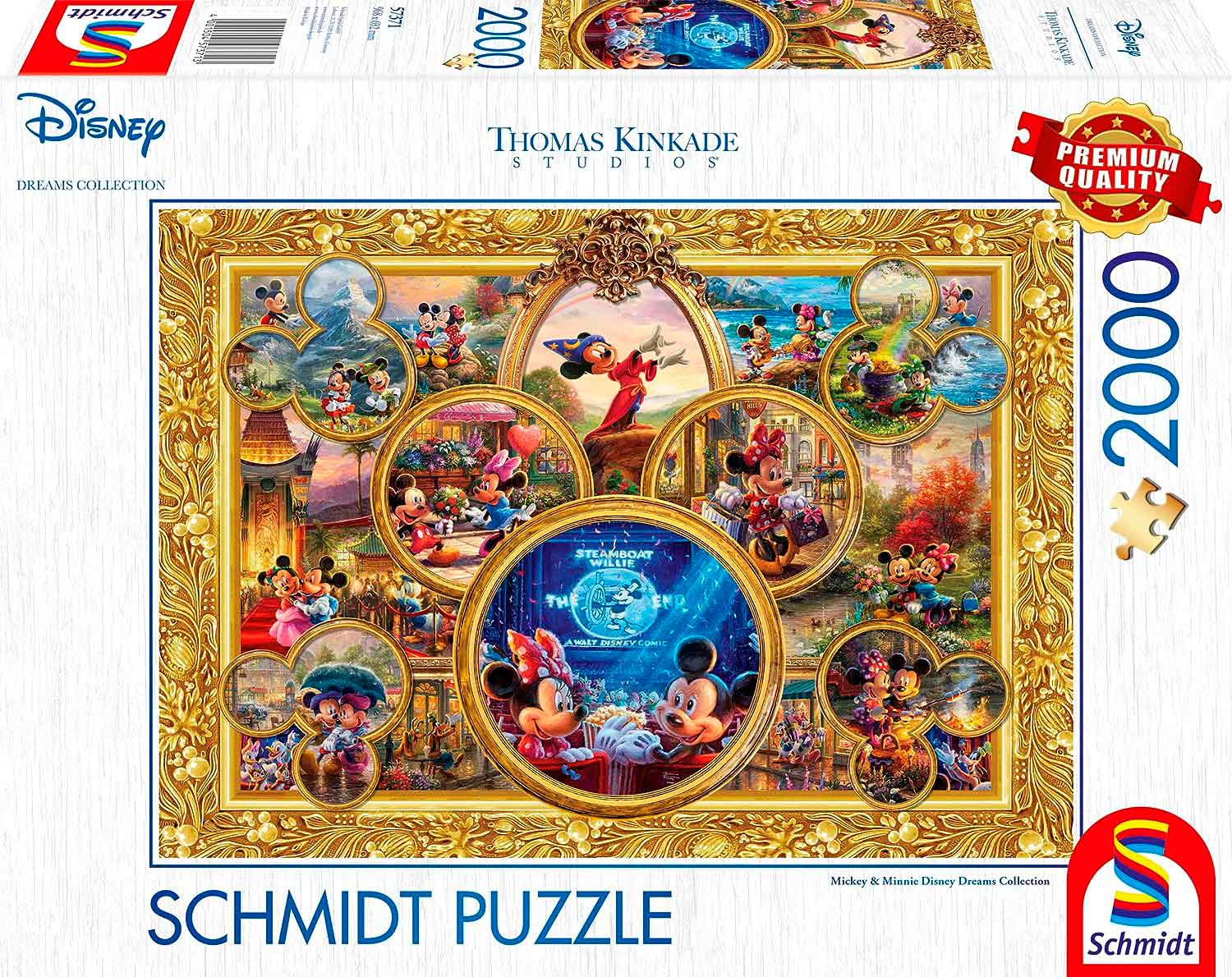 Comprar Puzzle Schmidt Disney Collage de Sueños de 2000 Piezas