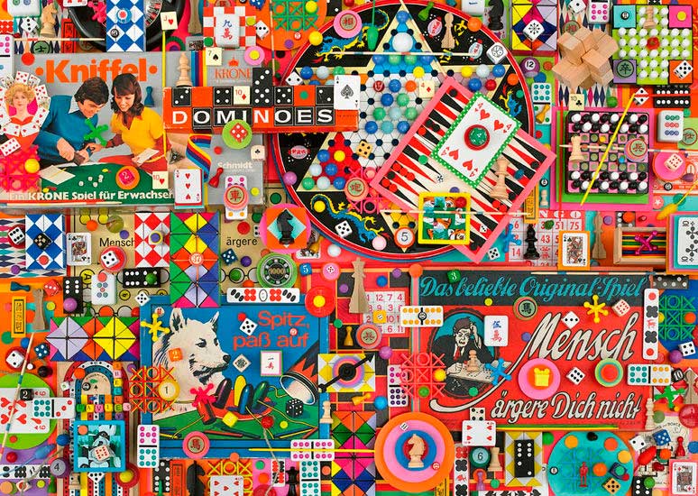 Puzzle Schmidt Juegos de Mesa Vintage de 1000 Piezas