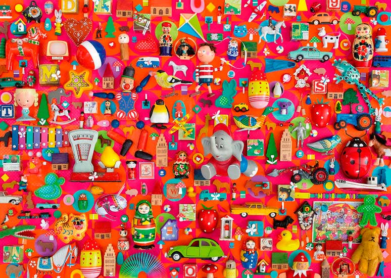 Puzzle Schmidt Juguetes Vintage de 1000 Piezas