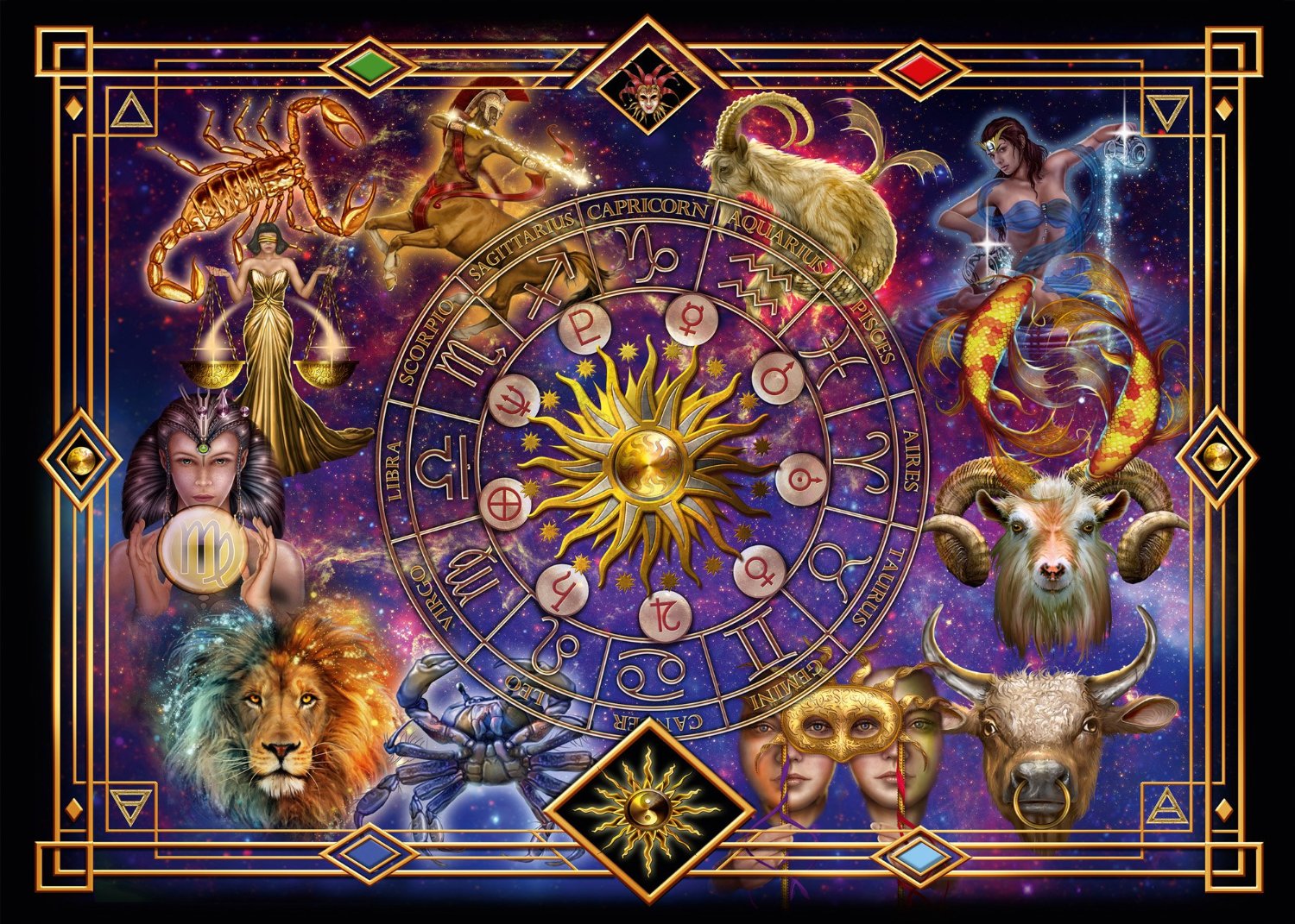 Comprar Puzzle Schmidt Signos del Zodiaco de 1000 Piezas de Colin