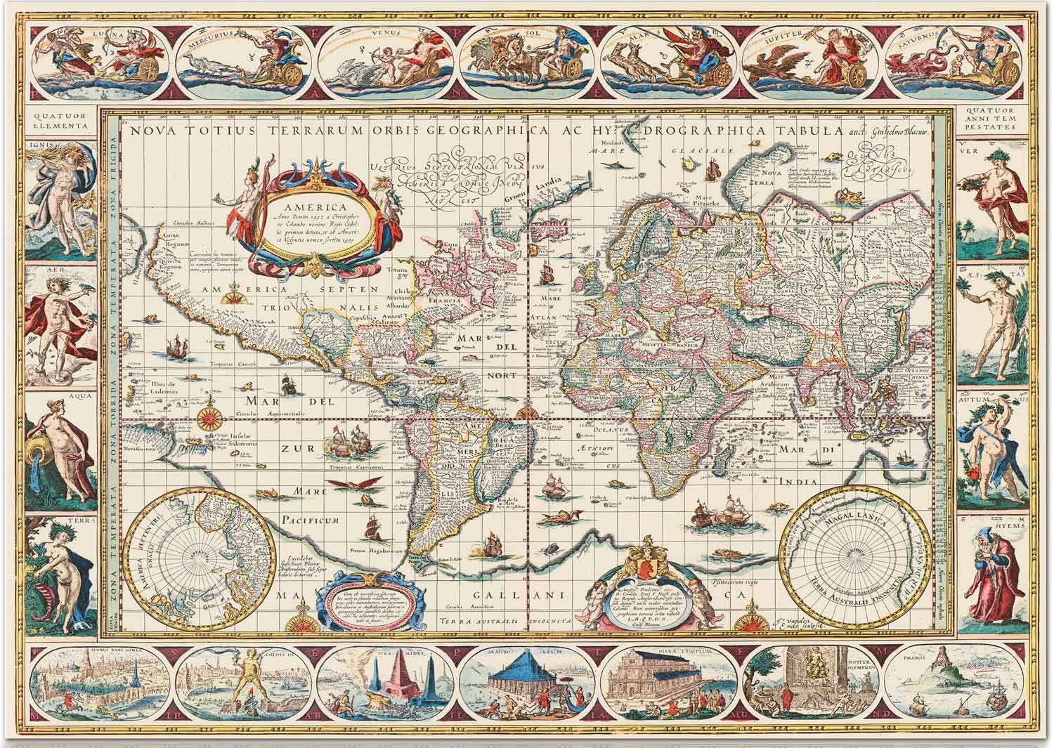 Puzzle Star Mapa del Mundo de 2000 Piezas