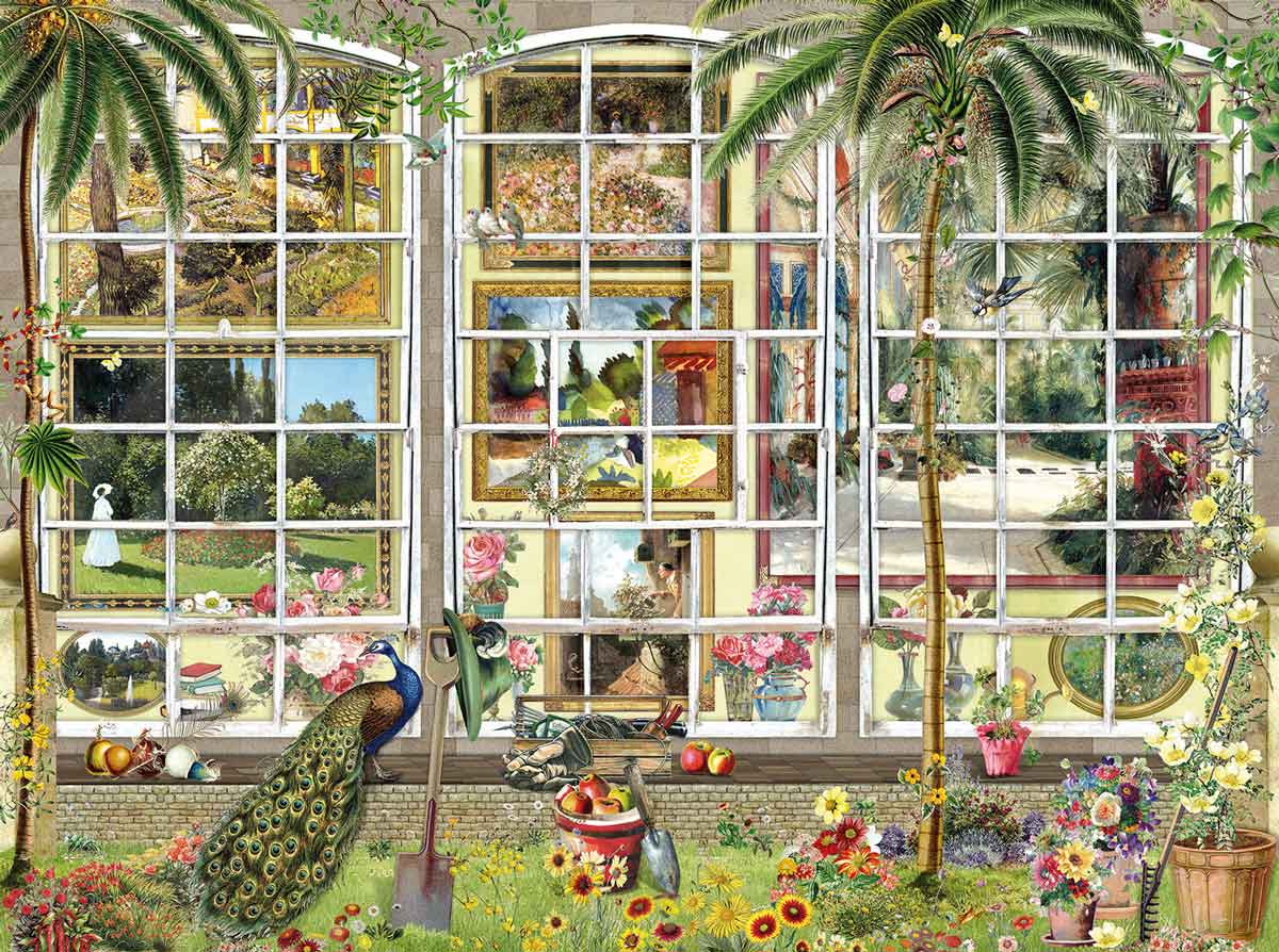 Puzzle SunsOut Jardines Artísticos de 1000 Piezas
