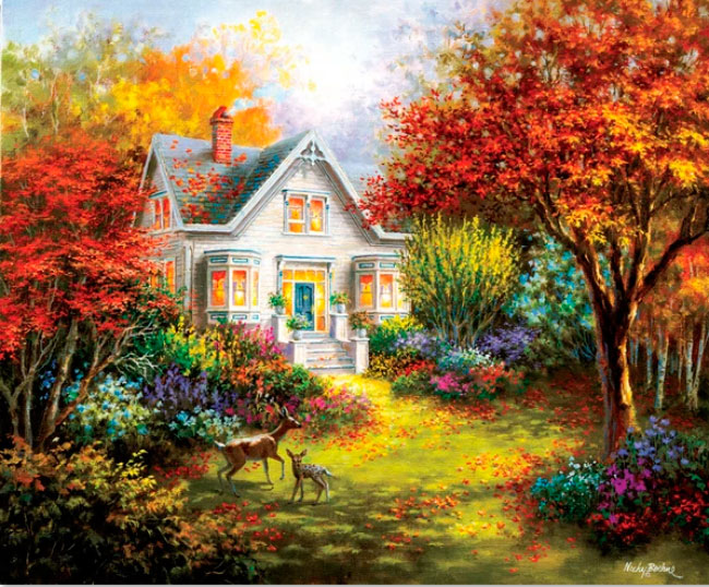 Puzzle SunsOut Overtura de Otoño de 1000 Piezas