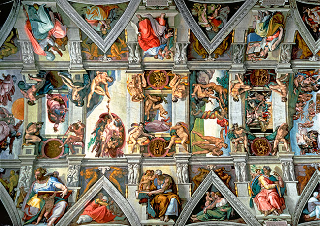 Puzzle Trefl Bóvedas de la Capilla Sixtina de 6000 Piezas