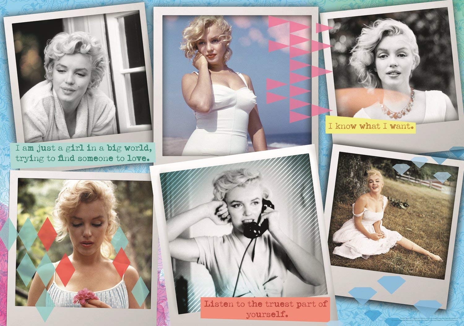 Puzzle Trefl Fotografías de Marilyn Monroe 1000 Piezas