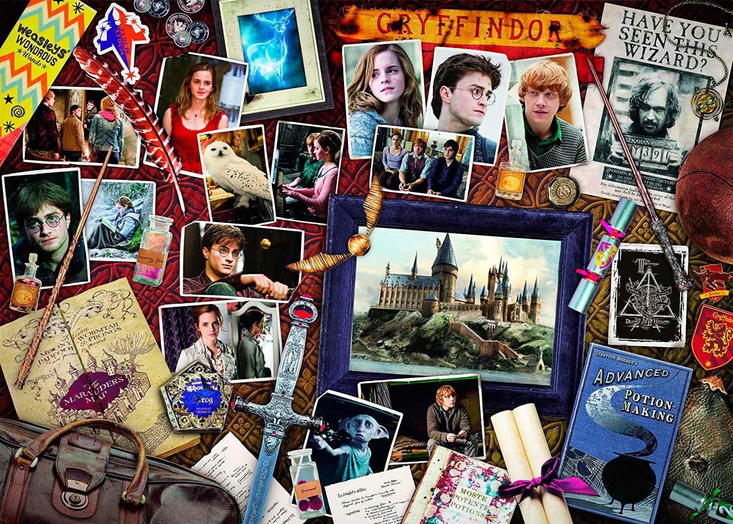 Puzzle Trefl Harry Potter Recuerdos de Hogwarts de 500 Pzs