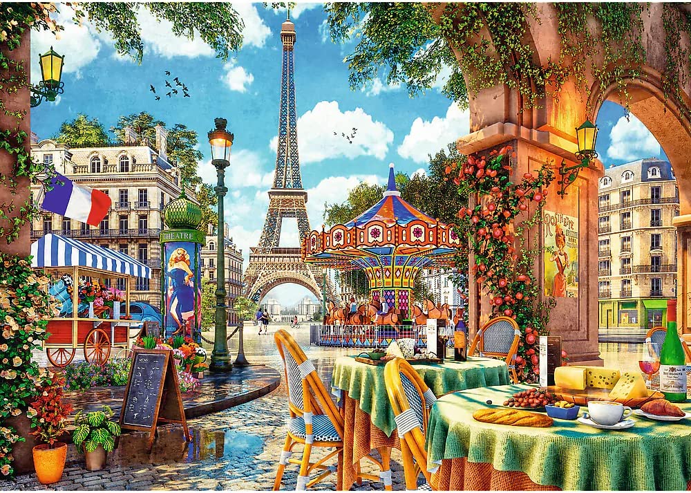 Puzzle Trefl  Mañana Parisina de 1000 Piezas
