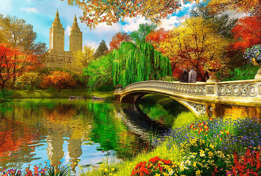 Puzzle Trefl Madera Central Park, Nueva York de 500 Pzs