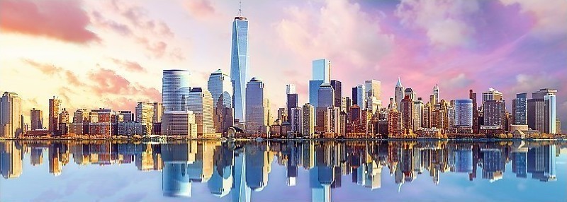Puzzle Trefl Manhattan, Nueva York de 1000 Piezas