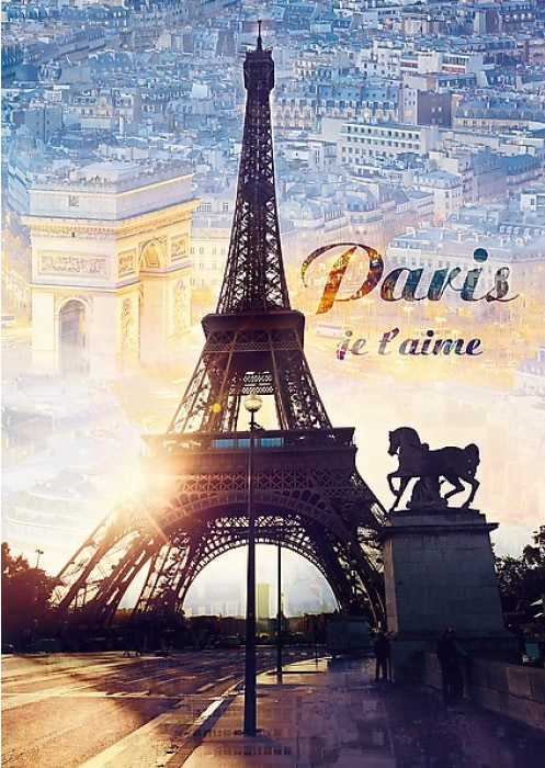 Puzzle Trefl Paris al Atardecer de 1000 Piezas
