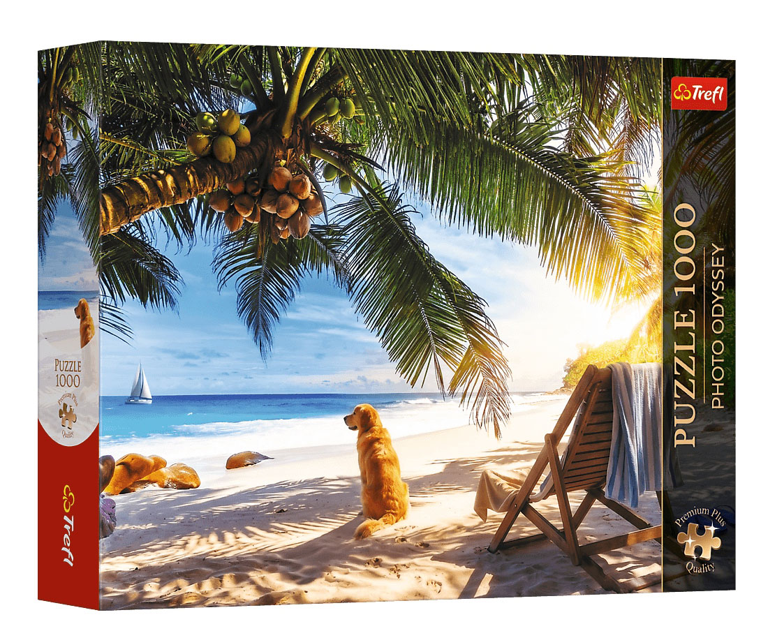 Comprar Puzzle Trefl Relajándose En La Playa, Seychelles de 1000