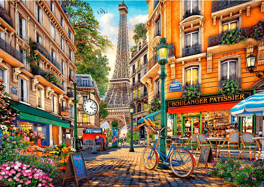 Puzzle Trefl Tarde en París de 2000 Piezas