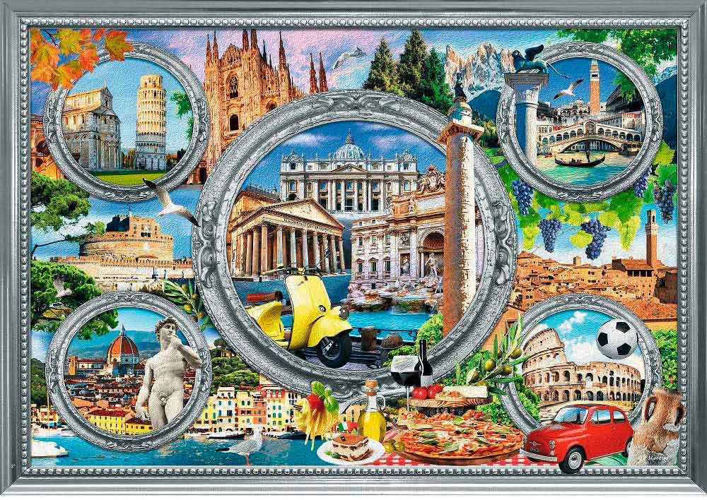 Puzzle Trefl Vacaciones Italianas de 1000 Piezas