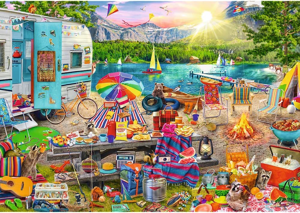Puzzle Trefl Viaje en Autocaravana de 1000 Piezas