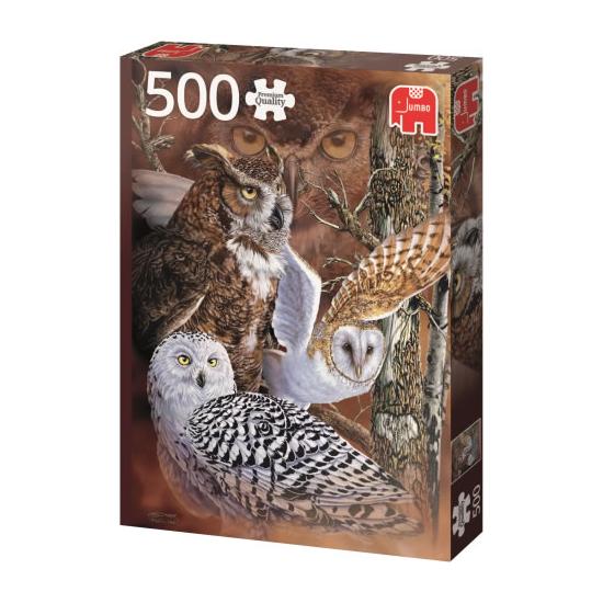 Puzzle Jumbo Encuentra a los Búhos de 500 Piezas
