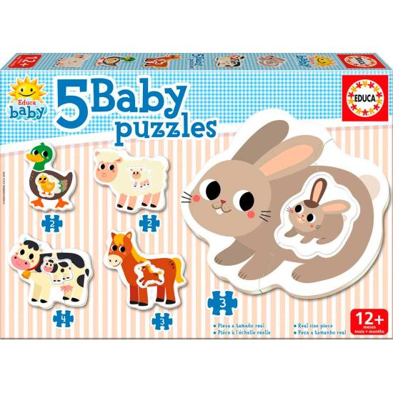 Puzzle Baby Educa Progresivo La Granja Puzzle Baby Educa Progresivo La Granja