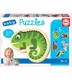 Puzzles Baby Educa Animales Tropicales