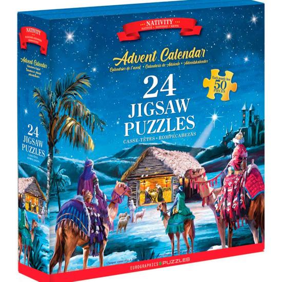 Calendario de Adviento Eurographics Nacimiento 24 x 50 Pzs