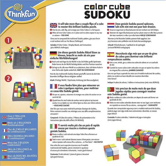 Juego Educativo Think Fun Color Cube Sudoku Juego Educativo Think Fun Color Cube Sudoku