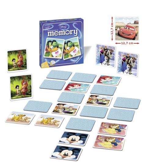 Memory Ravensburger XL Personajes Disney de 24 Piezas