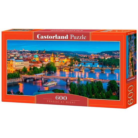 Puzzle Castorland Praga de Noche de 600 de Piezas Puzzle Castorland Praga de Noche de 600 de Piezas