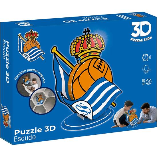 Puzzle 3D Escudo Real Sociedad Puzzle 3D Escudo Real Sociedad