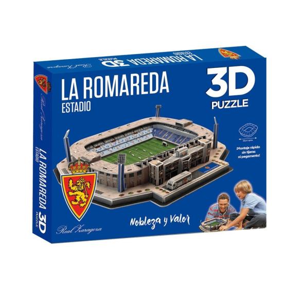 Puzzle 3D Estadio La Romareda Real Zaragoza