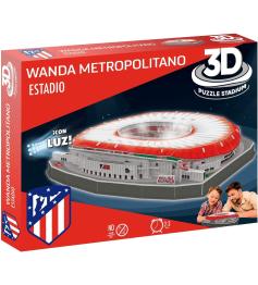 Puzzle 3D Estadio Wanda Metropolitano Atlético de Madrid con Luz