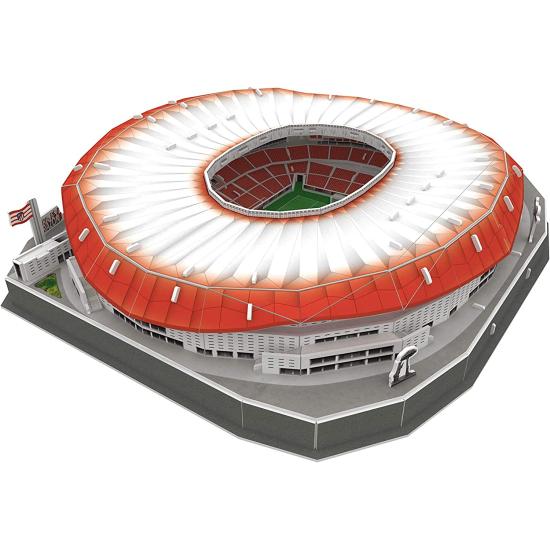 Puzzle 3D Estadio Wanda Metropolitano Atlético de Madrid con Luz Puzzle 3D Estadio Wanda Metropolitano Atlético de Madrid con Luz