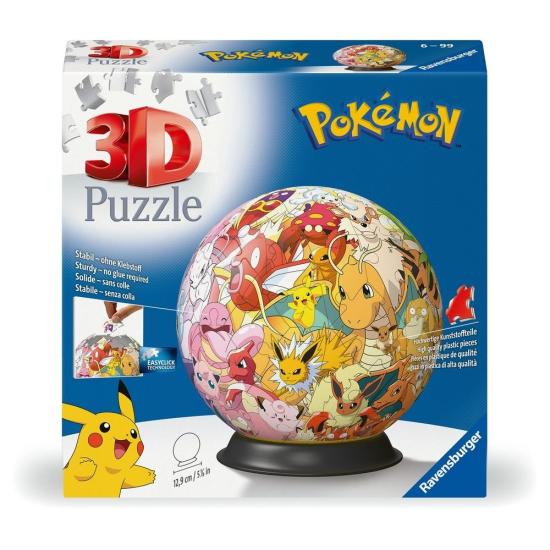 Puzzle 3D Ravensburger Bola Pokemon 2 de 72 Pzs