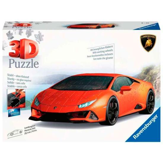 Puzzle 3D Ravensburger Lamborghini Huracan Evo 108 Pzs