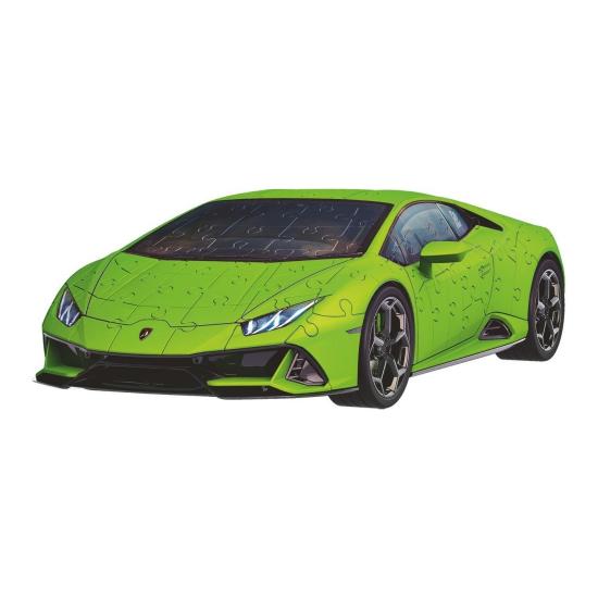 Puzzle 3D Ravensburger Lamborghini Huracan Evo Verde de 108 Pzs