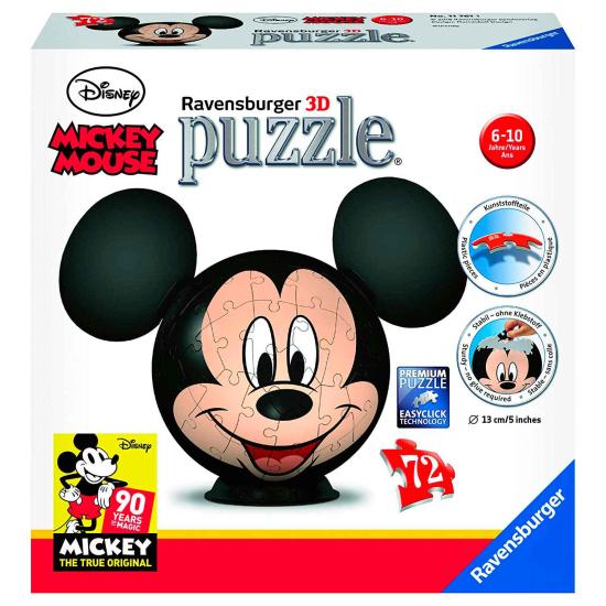 Puzzle 3D Ravensburger Mickey Mouse de 72 Pzs