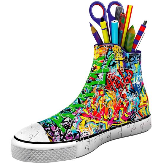 Puzzle 3D Ravensburger Sneaker Estilo Graffiti 108 Pzs