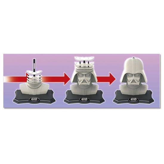 Puzzle 3D Sculpture Color Darth Vader de 160 Piezas