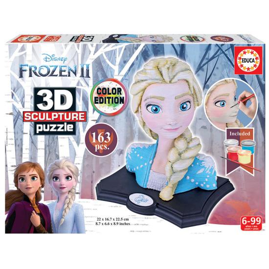 Puzzle 3D Sculpture Color Frozen 2 de 163 Piezas Puzzle 3D Sculpture Color Frozen 2 de 163 Piezas