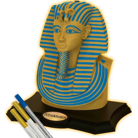 Puzzle 3D Sculpture Color Tutankhamon de 160 Piezas Puzzle 3D Sculpture Color Tutankhamon de 160 Piezas