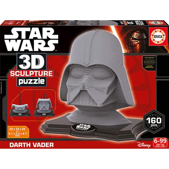 Puzzle 3D Sculpture Darth Vader Star Wars de 160 Piezas