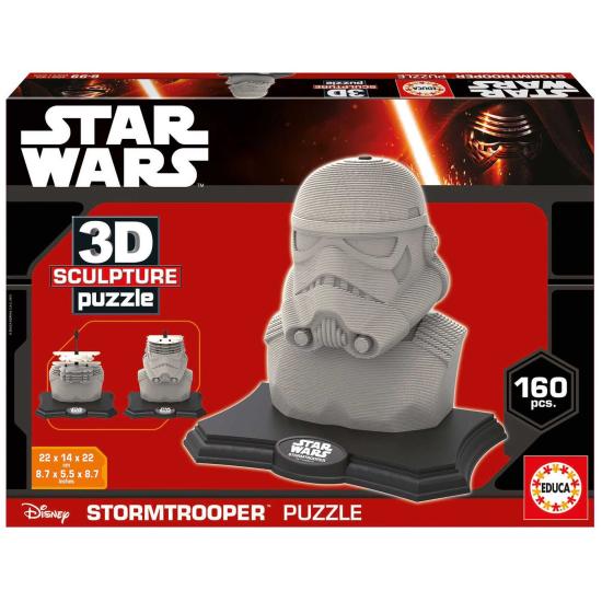 Puzzle 3D Sculpture Soldado de Asalto Star Wars de 160 Piezas