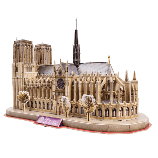 Puzzle 3D World Brands Notre Dame (National Geographic)