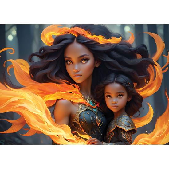 Puzzle Alipson Agua y Fuego de 2x500 Piezas Puzzle Alipson Agua y Fuego de 2x500 Piezas