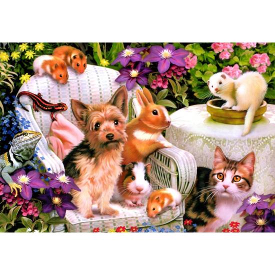 Puzzle Alipson Animalitos y Flores de 1000 Piezas Puzzle Alipson Animalitos y Flores de 1000 Piezas